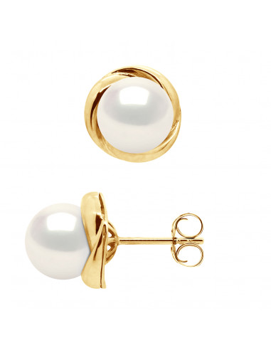 Pearl Earrings - Gold