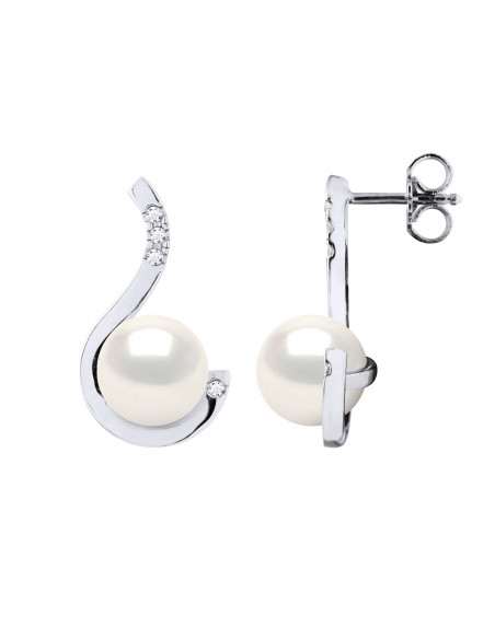 Boucles d'Oreilles Perles - Or