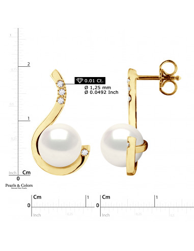 Pearl Earrings - Gold