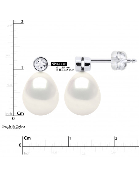 Boucles d'Oreilles Perles - Or