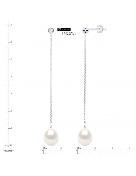 Boucles d'Oreilles Perles - Or