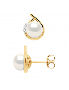 Pearl Earrings - Gold