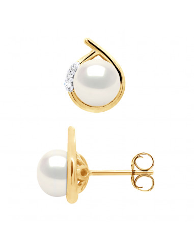 Pearl Earrings - Gold