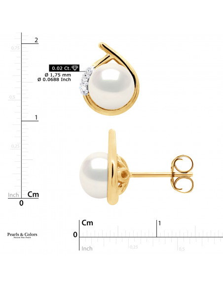 Pearl Earrings - Gold