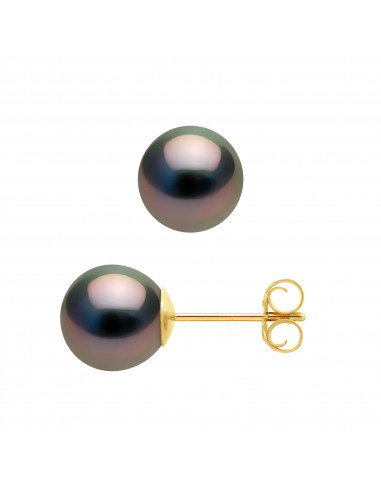 Boucles d'Oreilles Perles - Or