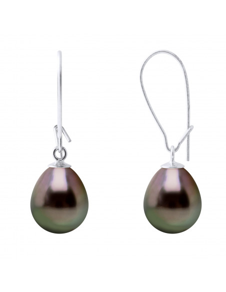 Tahitian Pearl Earrings - Gold