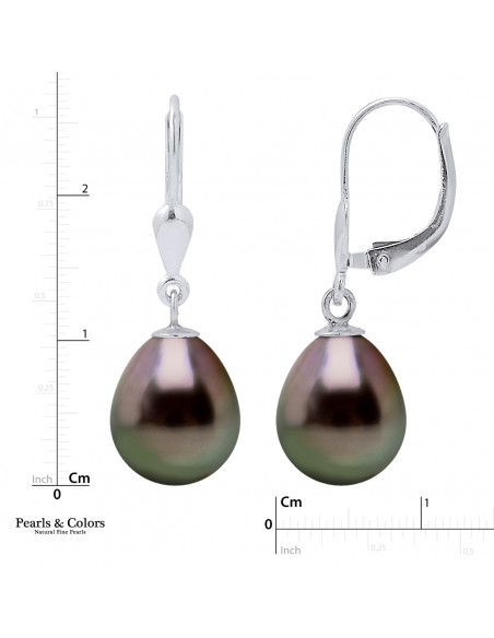 Pendientes Tahiti Perlas - Oro