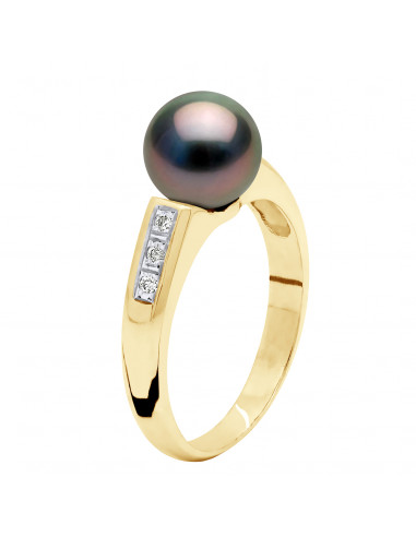 Tahitian Pearl Ring - Gold