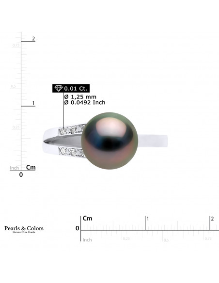Tahitian Pearl Ring - Gold