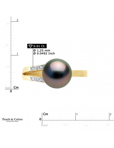 Tahitian Pearl Ring - Gold