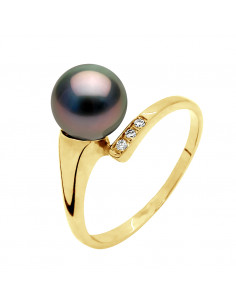 Tahitian Pearl Ring - Gold