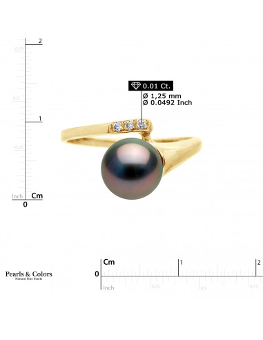 Tahitian Pearl Ring - Gold