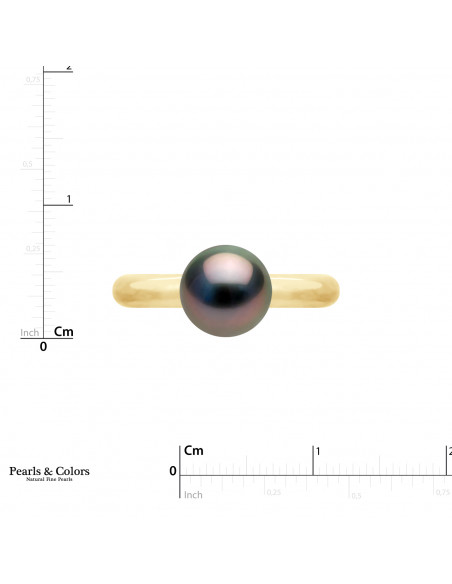 Tahitian Pearl Ring - Gold