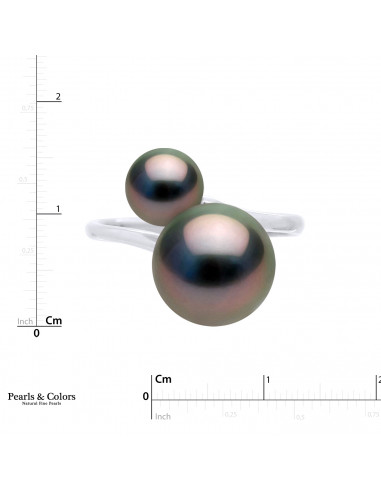 Bague Perles Tahiti - Or