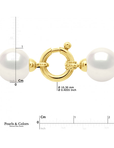 Collar de perlas - oro