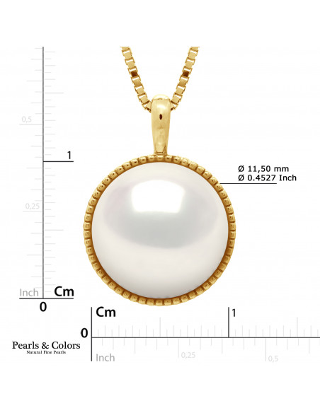 Collar de perlas - oro