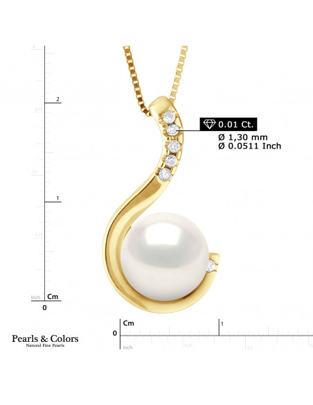 Collar de perlas - oro