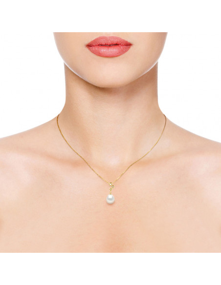 Collar de perlas - oro