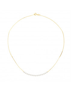 Collar de perlas - oro