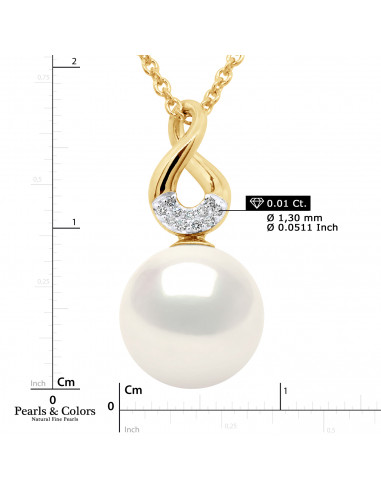 Collar de perlas - oro