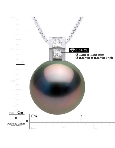 Tahitian Pearl Earrings - Gold