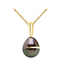Collier Perle Tahiti - Or