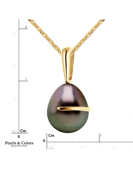Collier Perle Tahiti - Or