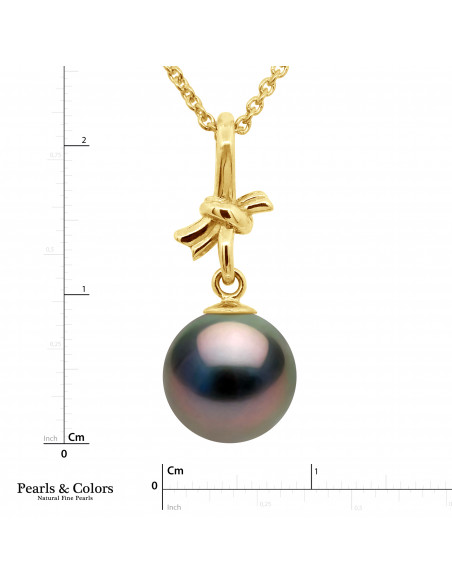 Colgante de perlas de Tahiti - O