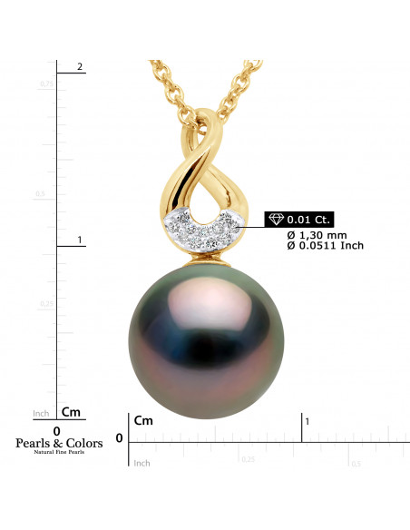 Pendentif Perle Tahiti - Or