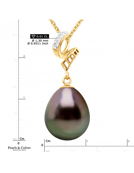 Pendentif Perle Tahiti - Or