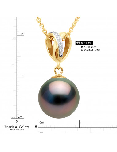 Pendentif Perle Tahiti - Or