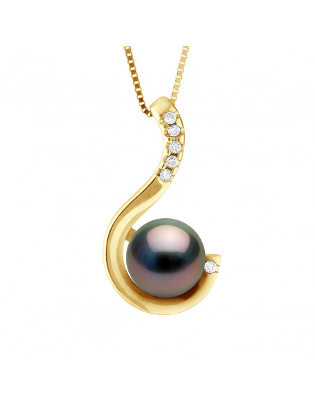 Tahitian Pearl Pendant - Gold