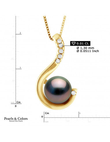 Pendentif Perle Tahiti - Or