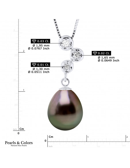 Collier Perle Tahiti - Or