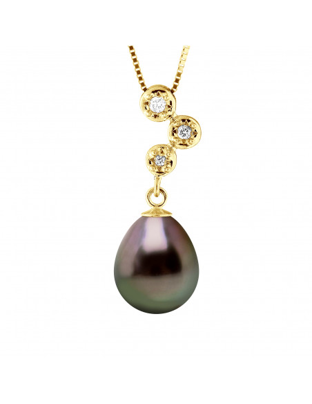 Tahitian Pearl Necklace - Gold