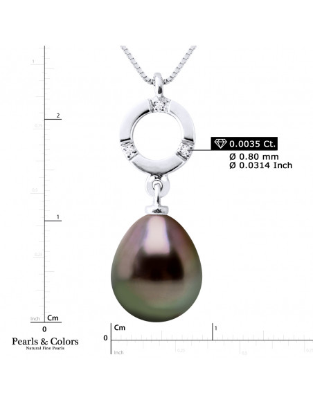 Tahitian Pearl Pendant - Gold