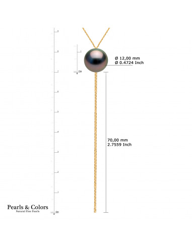 Collier Perle de Tahiti - Or