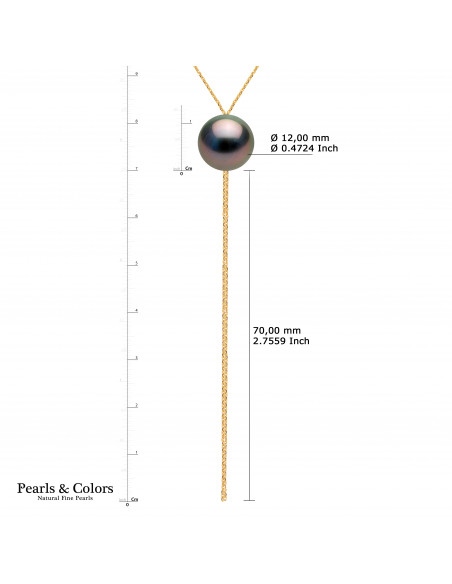 Collier Perle de Tahiti - Or