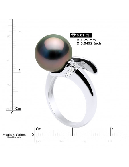 Tahitian Pearl Ring - Gold