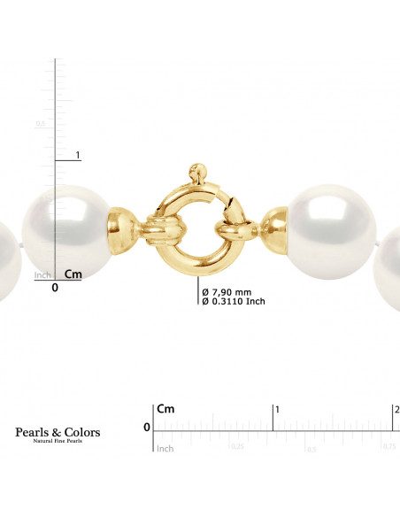 Collar de perlas - oro