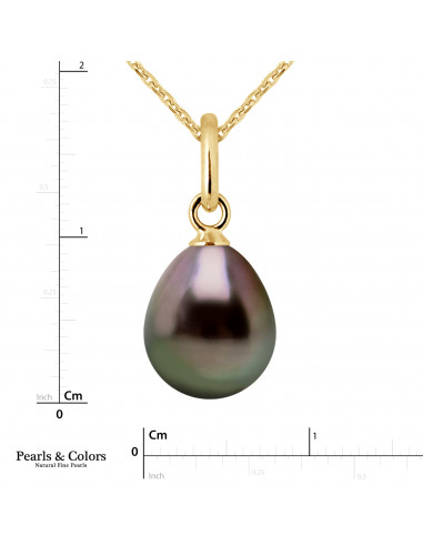 Tahitian Pearl Necklace - Gold
