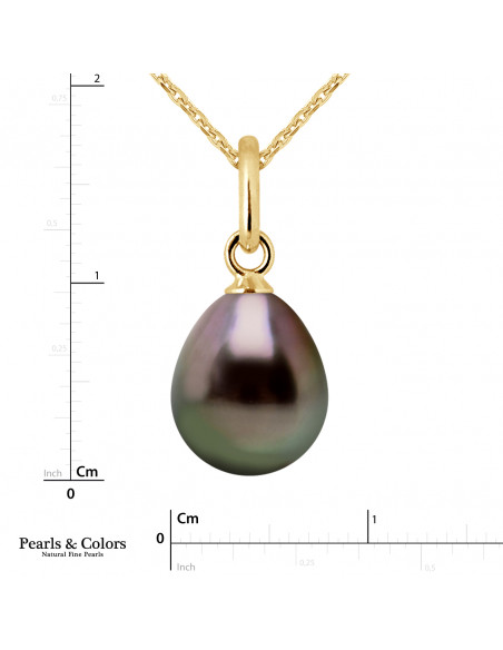 Tahitian Pearl Necklace - Gold