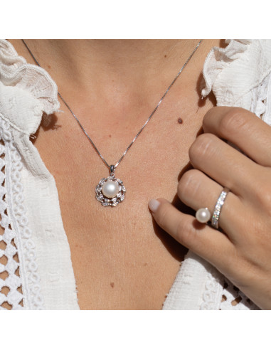 Collar de perlas - Plata